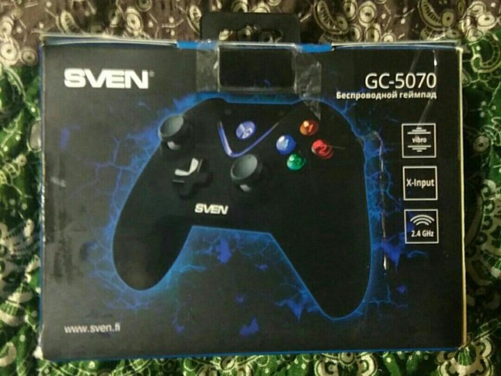 Беспроводной геймпад Sven GC-5070. Драйвера Sven GC 5070. Как выключить геймпад Sven GC 5070.