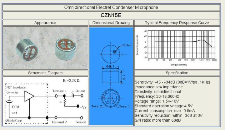 Czn mos. Усилитель для микрофона czn-15e. Микрофон czn-15e схема включения. Электретный микрофон czn-15e. Микрофонный усилитель czn-15e.