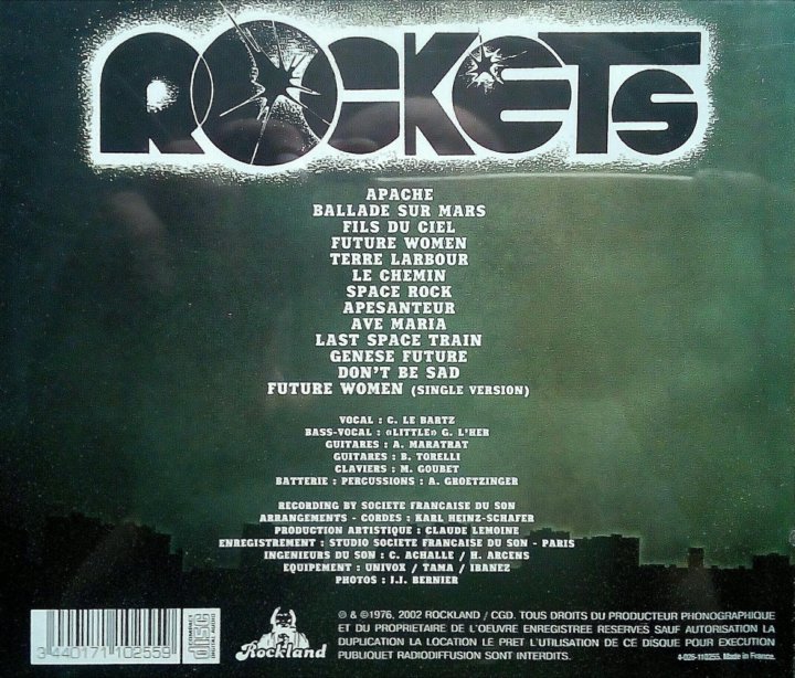 Rockets the final frontier. Rockets 1976. Rocket обложка. Группа Rockets. Rocket альбом