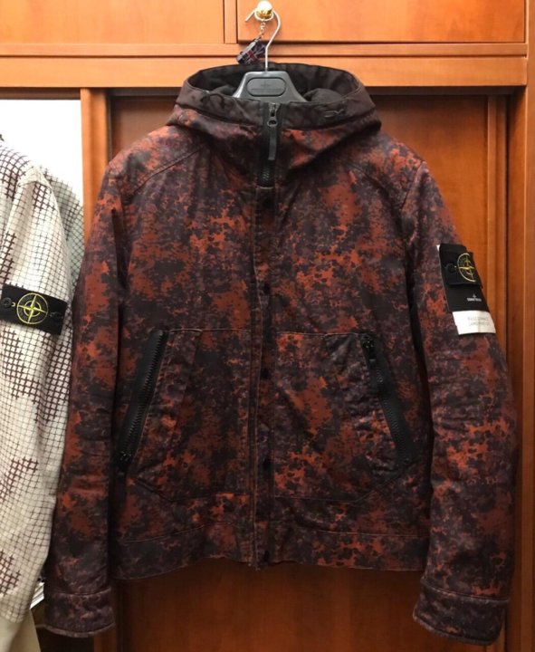 stone island raso gommato camo