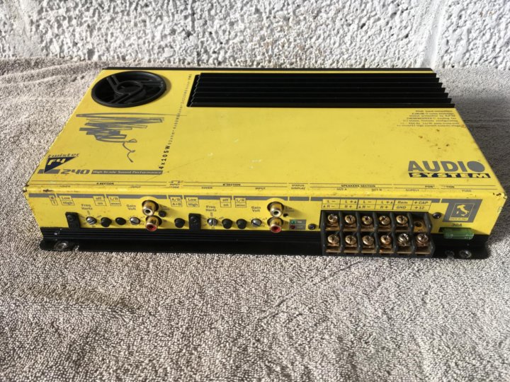 Audio system f4. Audio system f4
