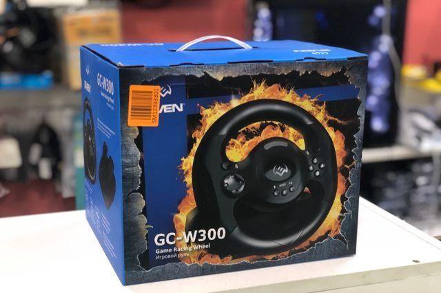 Как подключить gc w300. Руль sven gc-w300. gc w300 игровой руль. руль sven gc-w300, черный. свен gc w 300.