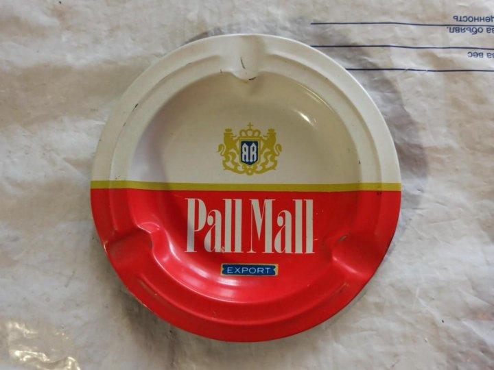 3 4 кг 839 г. Пепельница Pall Mall.