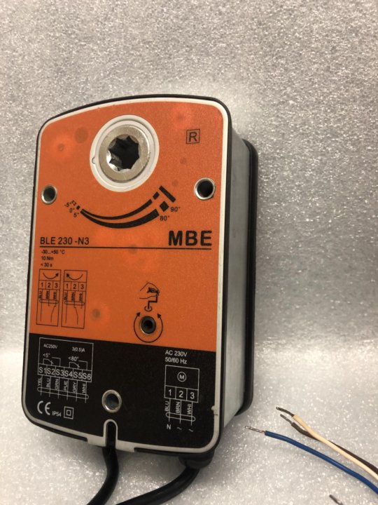 Электроприводы BLF230 N2 MB и BLE230 N3 MBE.