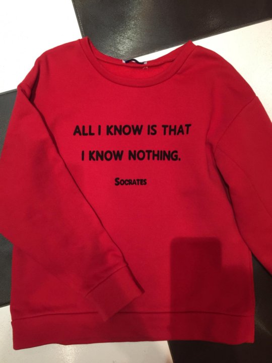 Zara store socrates sweatshirt