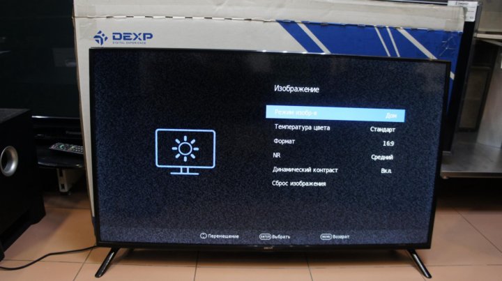 Dexp нет изображения. DEXP f40d7300c разъемы. Телевизор DEXP f40d7300c. Ножки для DEXP f40d7300c. F40d7300c колонки.