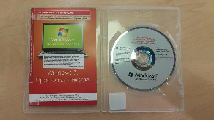 Как выглядит установочный диск windows 7 фото диска