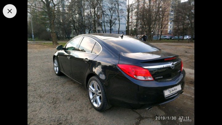 Opel Insignia 2012 черная