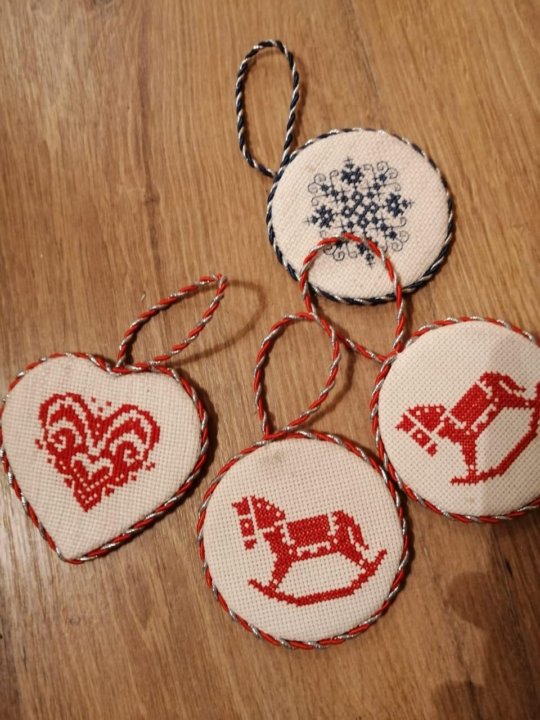 Новогодние Игрушки Крестик Новогодние Игрушки Крестик