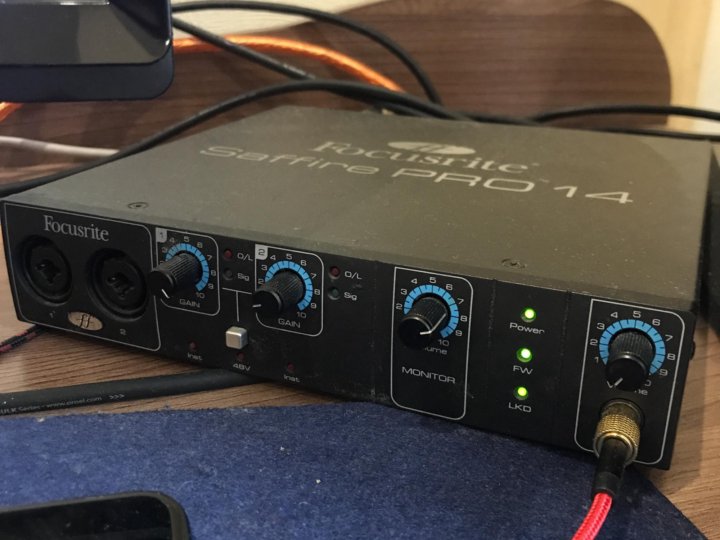 Звуковая карта focusrite saffire pro 14