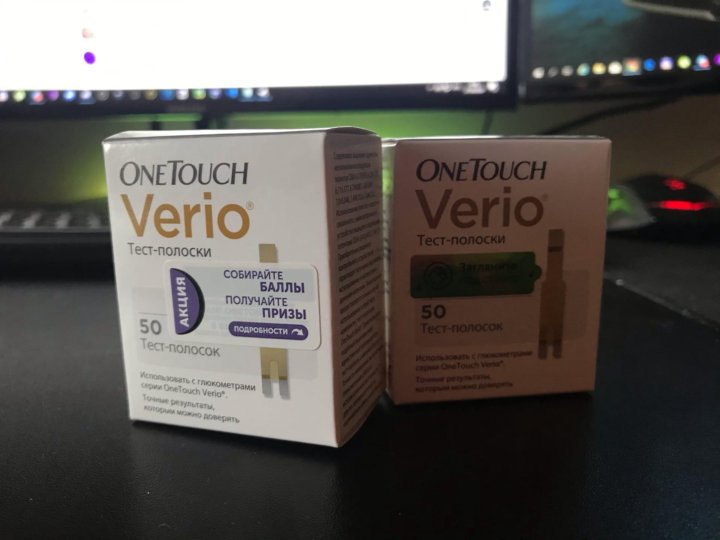 Полоски для глюкометра one touch verio