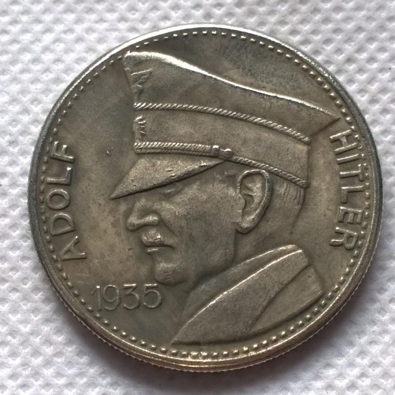 Сколько стоит фашистская монета. 5 Рейхсмарок 1942 с Гитлером. Монеты рейха 1941.