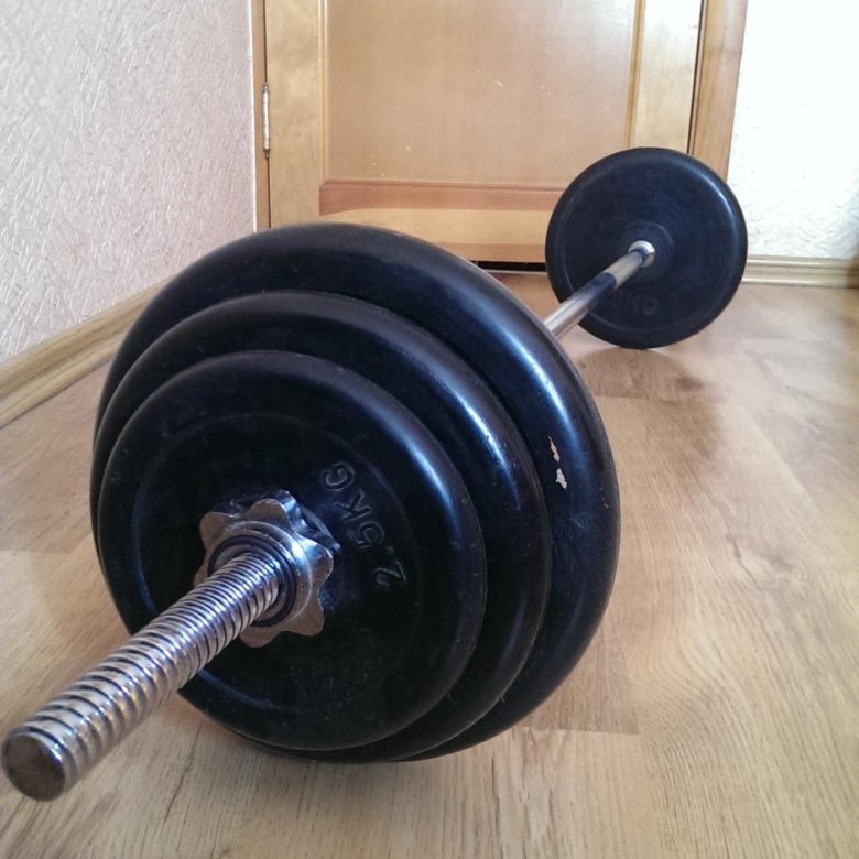 Штанга Barbell с блинами 130 кг