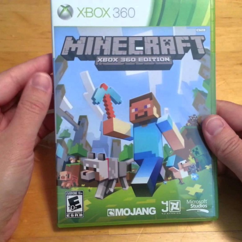 Minecraft диск xbox