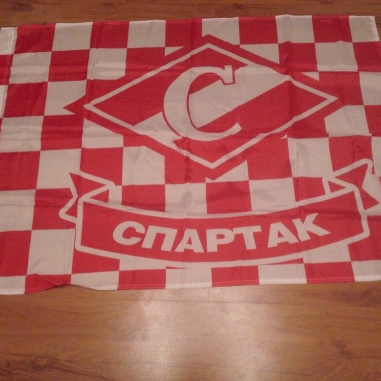 Нарисовать флаг спартака