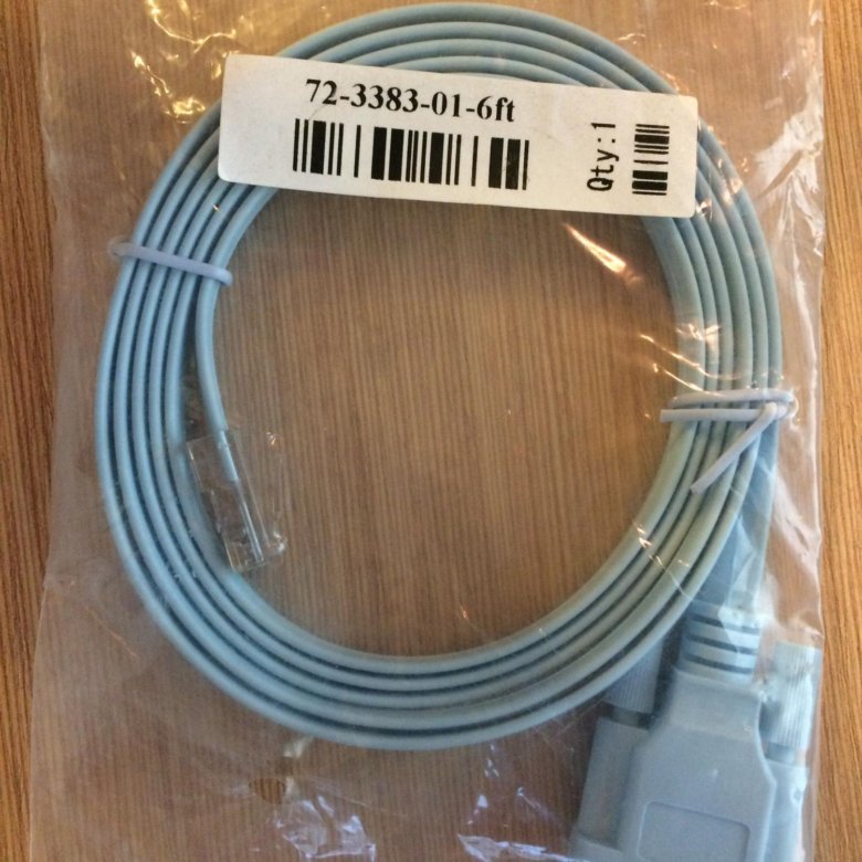 Консольный кабель Cisco DB9 - RJ45 – купить в Санкт-Петербурге, цена ...