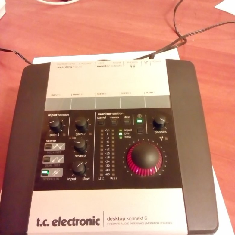 Звуковая карта tc electronic konnekt 6