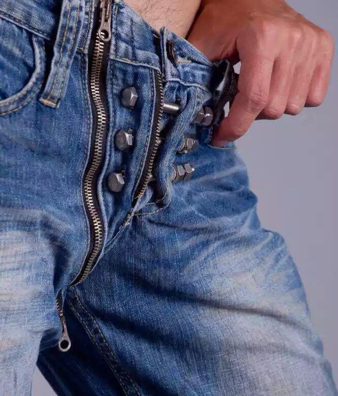 Ширинка на джинсах