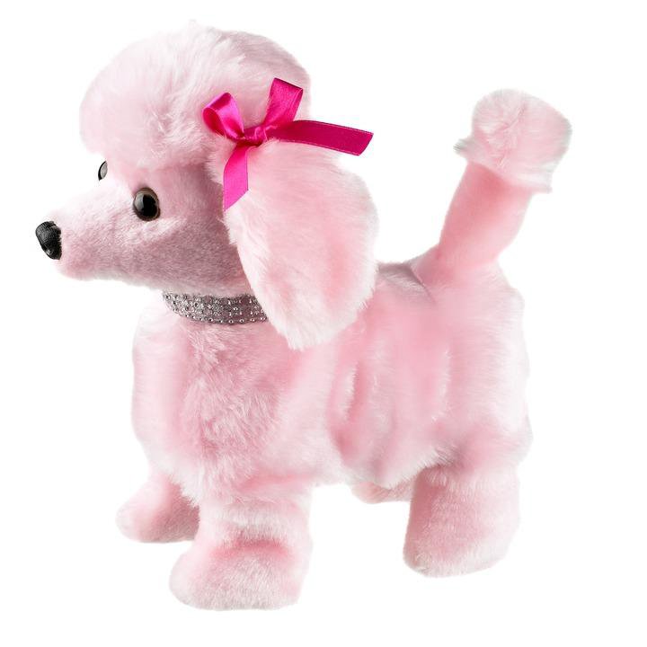 Розовый собака игрушка. Розовый пудель игрушка. Мягкая игрушка "пудель". Игрушка для собак, розовый. Интерактивная игрушка пудель.