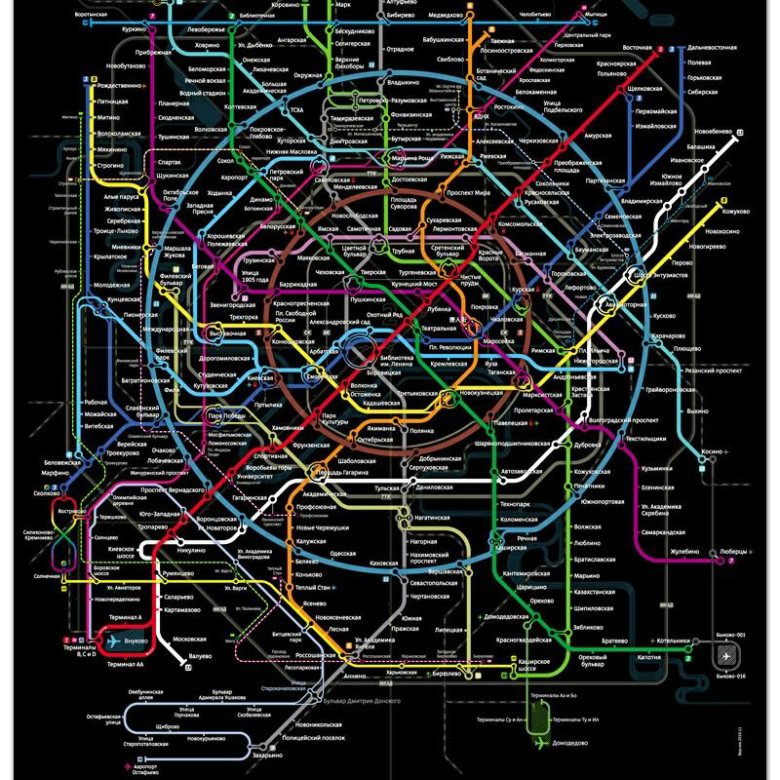 Карта метро в 2025 году