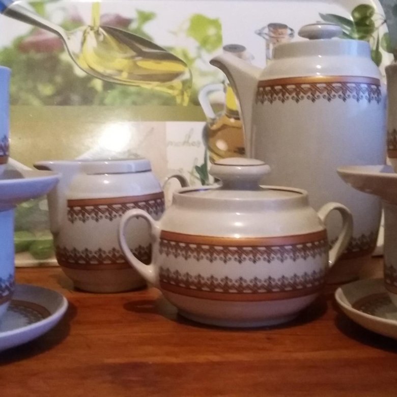 Чайный сервиз из керамики – купить в Самаре, цена 600 руб., истекает ...