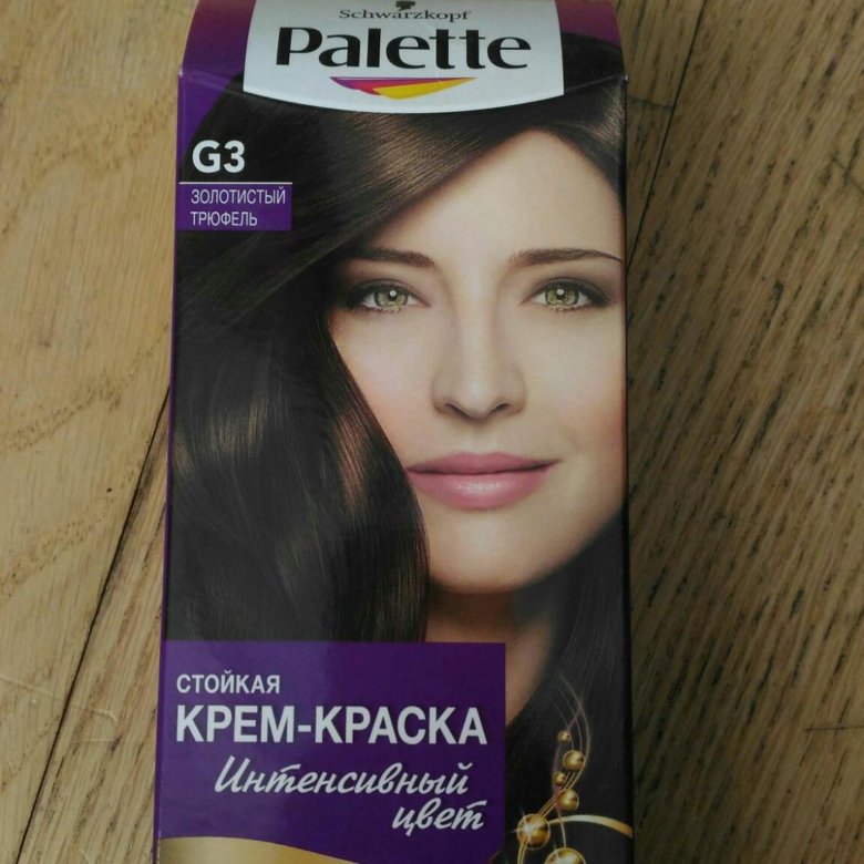 Palette краска для волос золотистый каштан