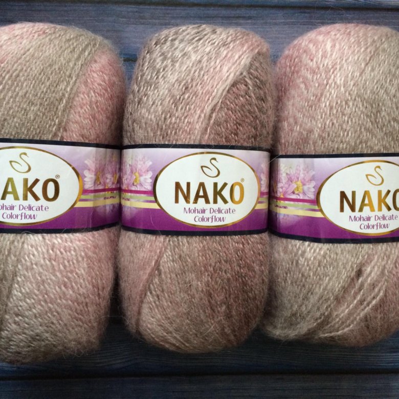 Нако мохер Деликат колор флоу. Nako / пряжа мохер Деликат колор. Mohair delicate Nako 6118 св.ежевика. Nako / пряжа мохер Деликат колор 7248.