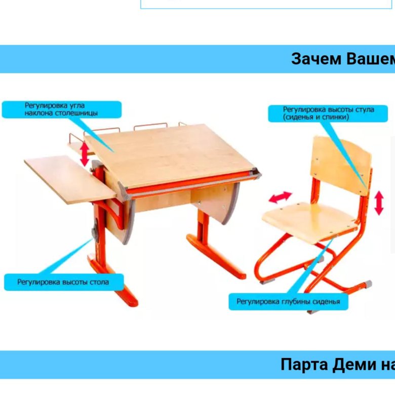 Чем отличается парта от стола