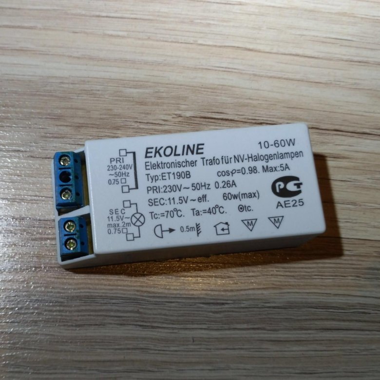 Ekoline 10 60 w схема подключения