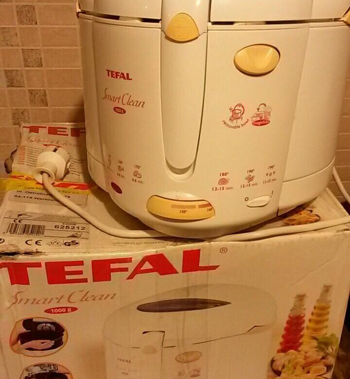 Tefal smart. Фритюрница Tefal Smart clean. Фритюрница Tefal 6232 Stylea cool contact 1250. Тефаль смарт Клеан фритюрница. Фритюрница Tefal f 34.