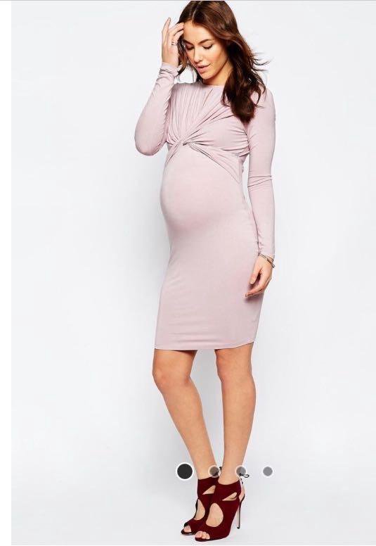 Обтягивающие платья на беременных