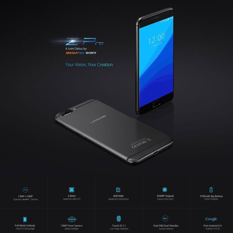 Z 1 pro. Umi z Pro.