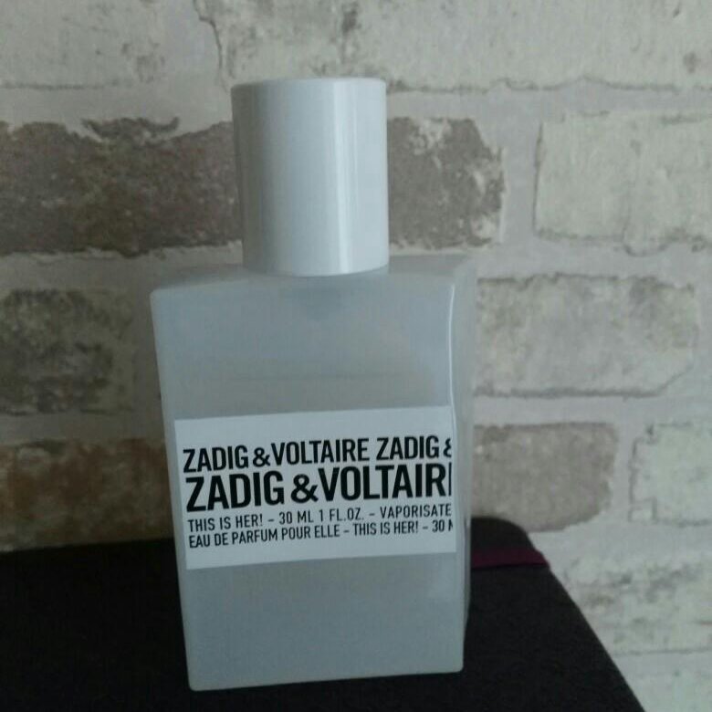 Zadig voltaire this is her. Zadig Voltaire 30 ml. Zadig Voltaire this is her 30 мл. Zadig&Voltaire духи 30 мл летуаль. Духи Zadig 30ml.