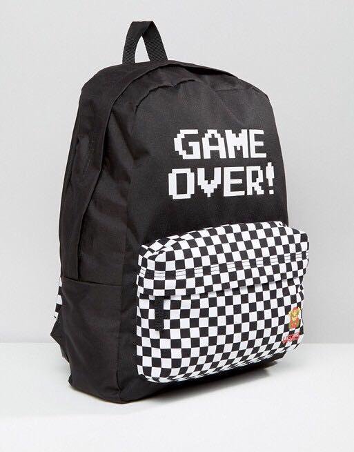 vans game over backpack