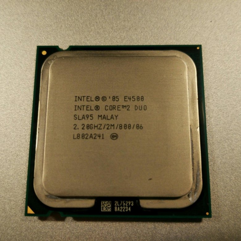 Процессор intel duo. Core 2 Duo e4500. Процессор Intel Core 2 Duo. Pentium Core 2 Duo 2.2. Intel Core 2 Duo sla95 Malay.