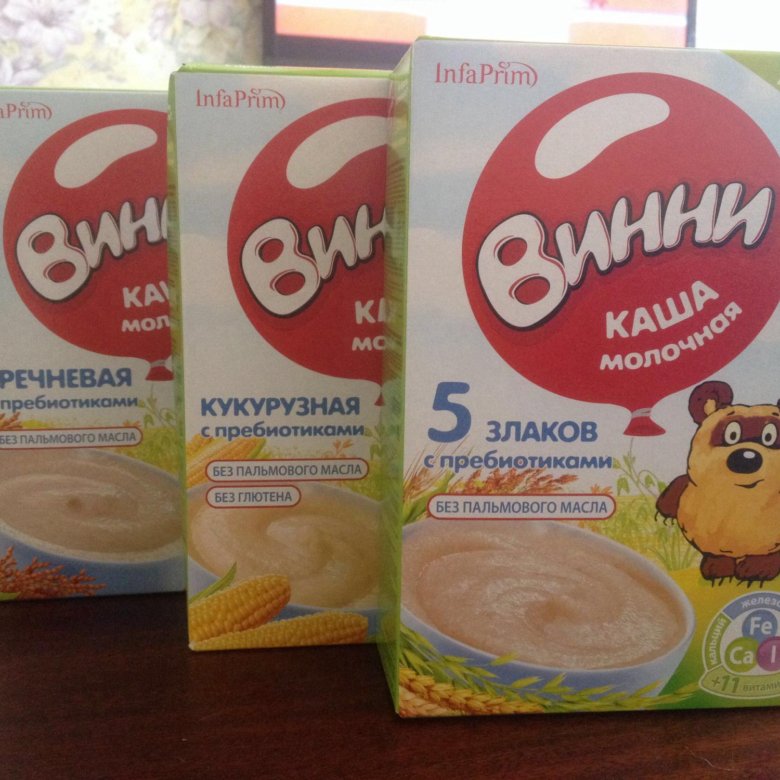 Сухая молочная каша винни