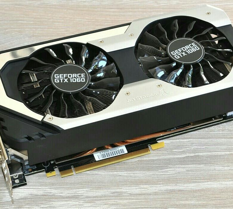 Palit jetstream 6gb. GTX 1060 super.