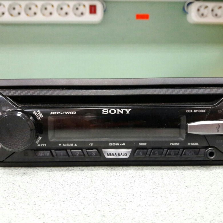 Магнитола sony cdx g1100ue нет звука