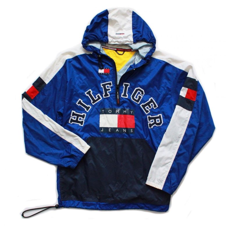 Vintage Tommy Hilfiger Colorblock Competition Hoodie Jacket