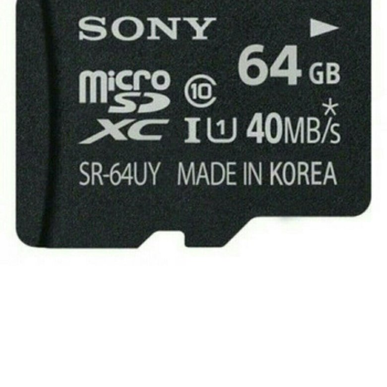 Карта памяти sony 64 gb