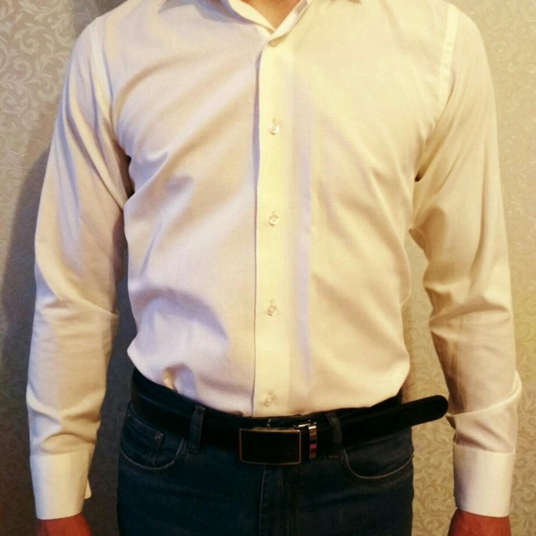 Мужская рубашка айвори