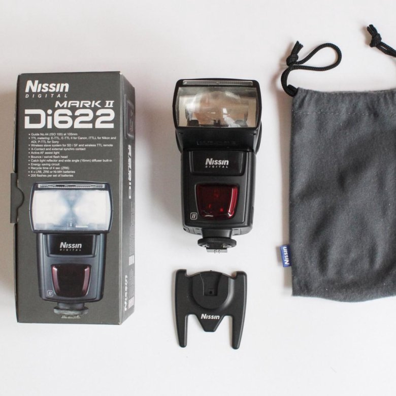 Электронная схема фотовспышки nissin 622 Фотовспышка Nissin Di-622 Mark II for Canon - купить в Иркутске, цена 5 000 руб.