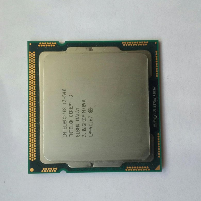 Intel core tm i3 540. Intel core tm i3 540