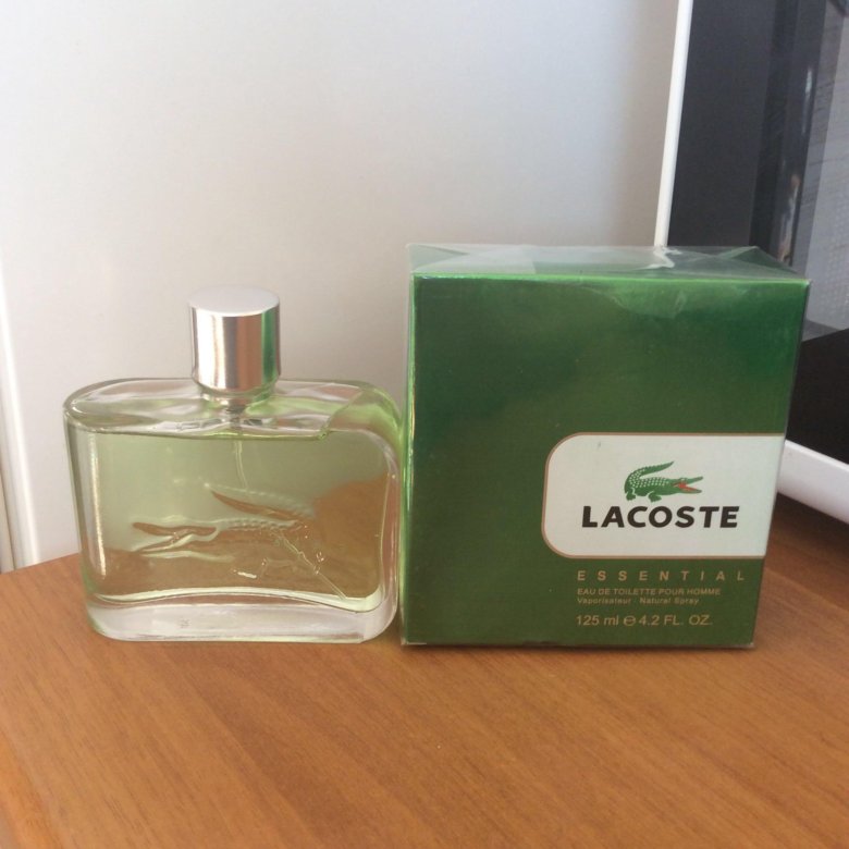 Духи лакост в летуаль. Lacoste Essential 125ml. Lacoste 125мл Essential. Lacoste Essential 125. Духи лакоста зелёная коробка.