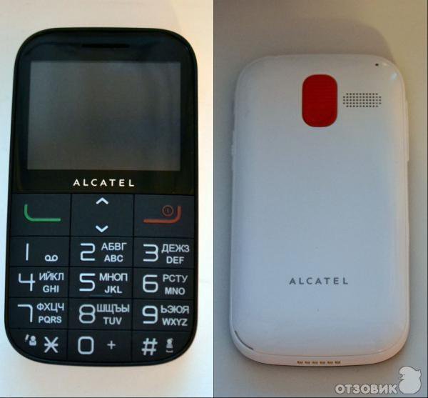 Alcatel one touch фото кнопочного телефона