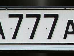 Машина Номер 777 Фото