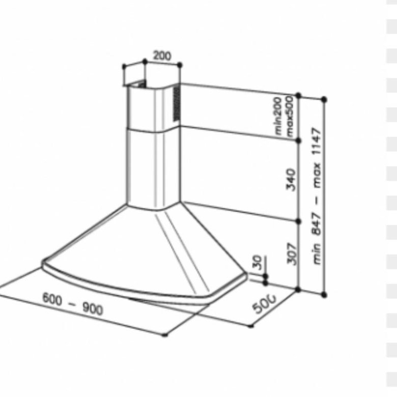 Стандартные размеры вытяжки для кухни габариты