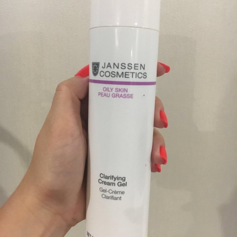 Гель янсен. Janssen oily Skin Clarifying Cream Gel себорегулирующий крем-гель для лица.