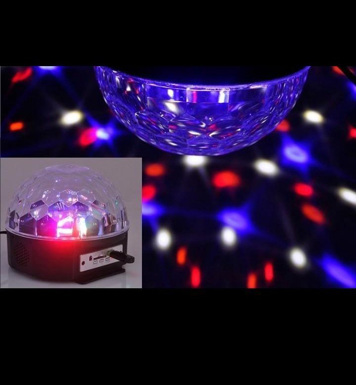 Светящийся шар mp3 led Magic Ball Light. Диско шар (цветомузыка) с mp3-плеером led RGB Magic Ball. Диско шар музыкальный с колонкой с. Шар для дискотеки 30 см набор со светом и пультом.