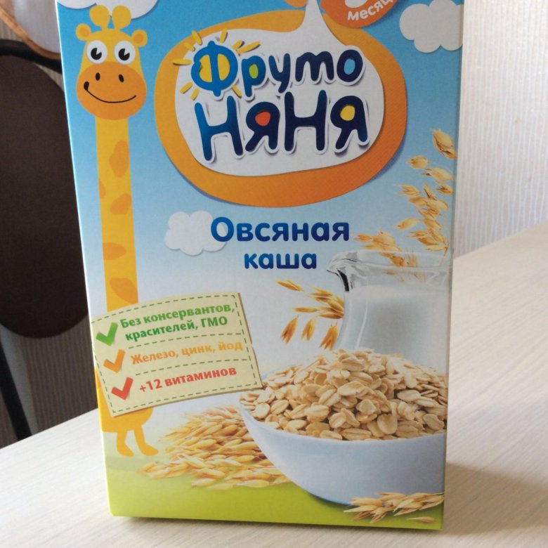 Каша овсяная фрутоняня кораблик